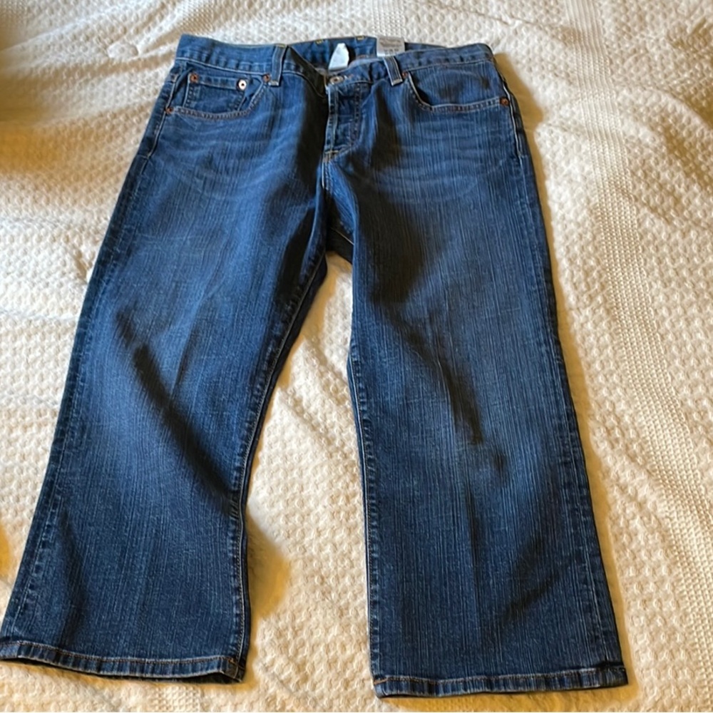 Lucky Brand Blue Ankle Cropped Jeans